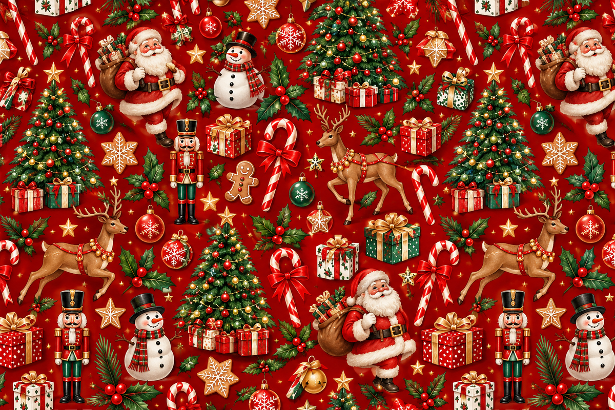 Classic Christmas Wrapping Paper